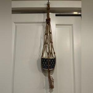 Bohemia macrame style plant hangers